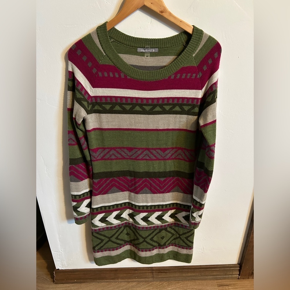 Smartwool Striped Pattern Sweater Dress